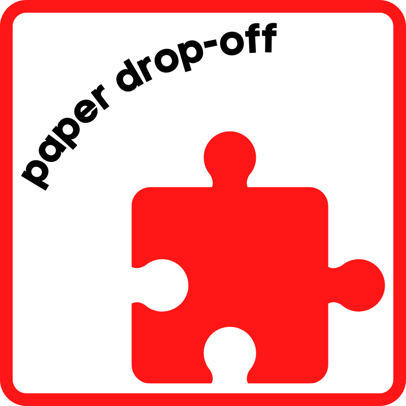 Paper Drop-Off Button