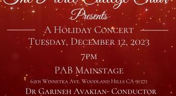 Poster with event information