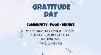 Flyer for the Gratitude Day Event hosted on 12.6.2023.