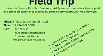 Flyer for Mr Brainwash Field Trip 2025 