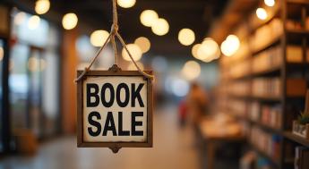 Book sale sign
