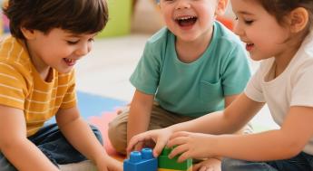 preschool kids playing
