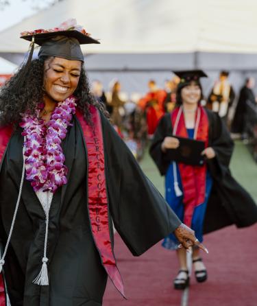 Graduated Girl Smiling