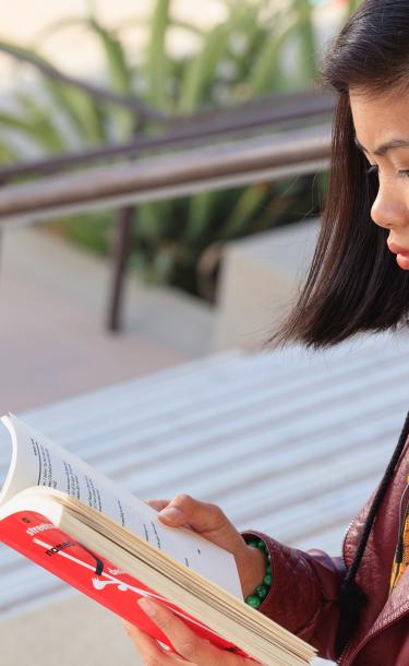 Girl Reading a Book