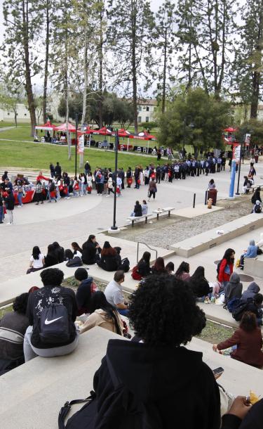 Pierce College Prospective Students at the Park