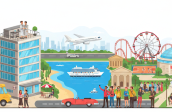 hospitality industry areas illustrated