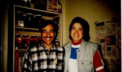 Dr. Shapiro is the individual on the left. The veterinarian on the right milked cows