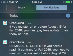 Notification Example
