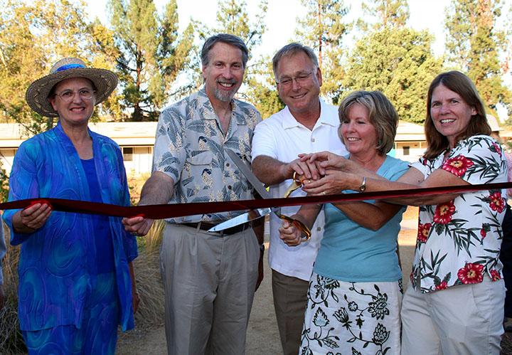 Community College Cutting a Ribbon