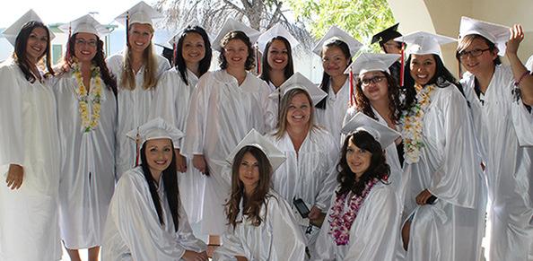 Female Students of Nursing Graduate