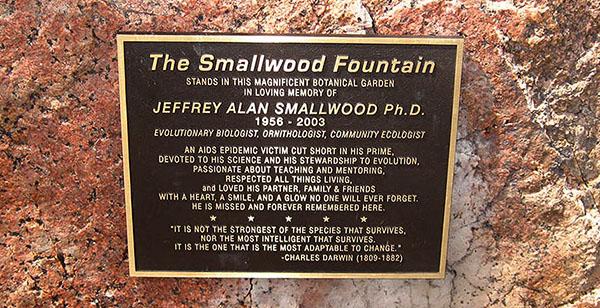 Plaque in Memory of Jeffrey Alan Smallwood