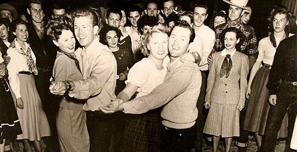 Old Photo of a Dance Party