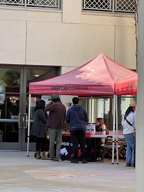 Enrollment event booth