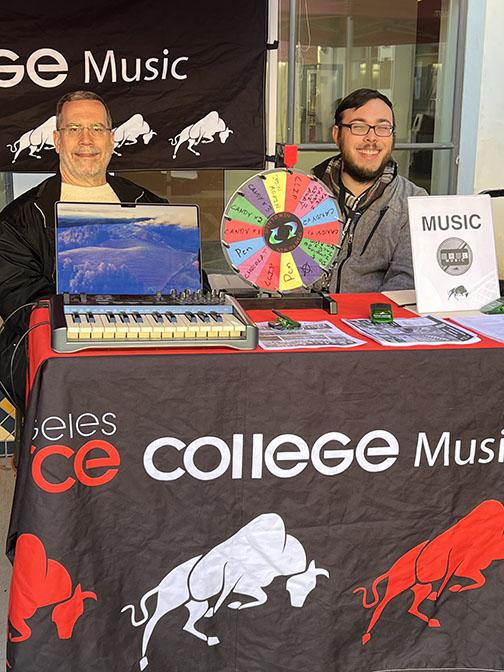 Enrollment event booth