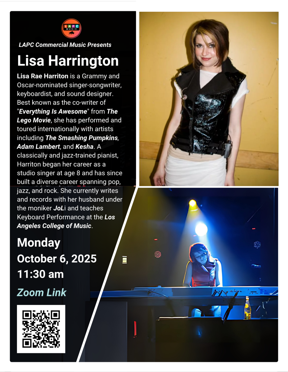LIsa Harrington - Commercial Music Guest Speaker Flyer.png
