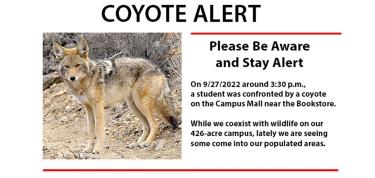 Coyote Alert Flyer