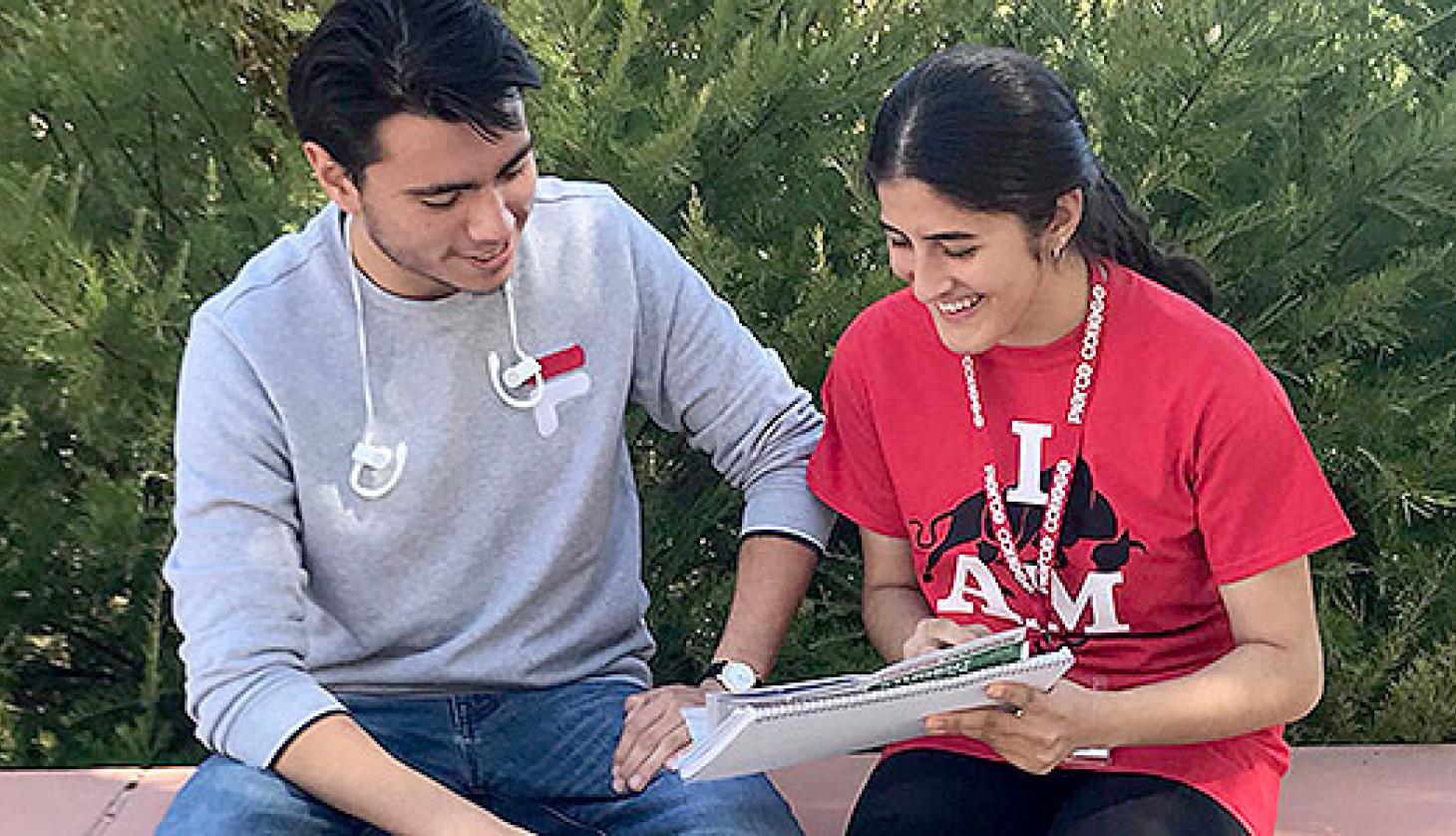 LAPC Mentor Helping a Student