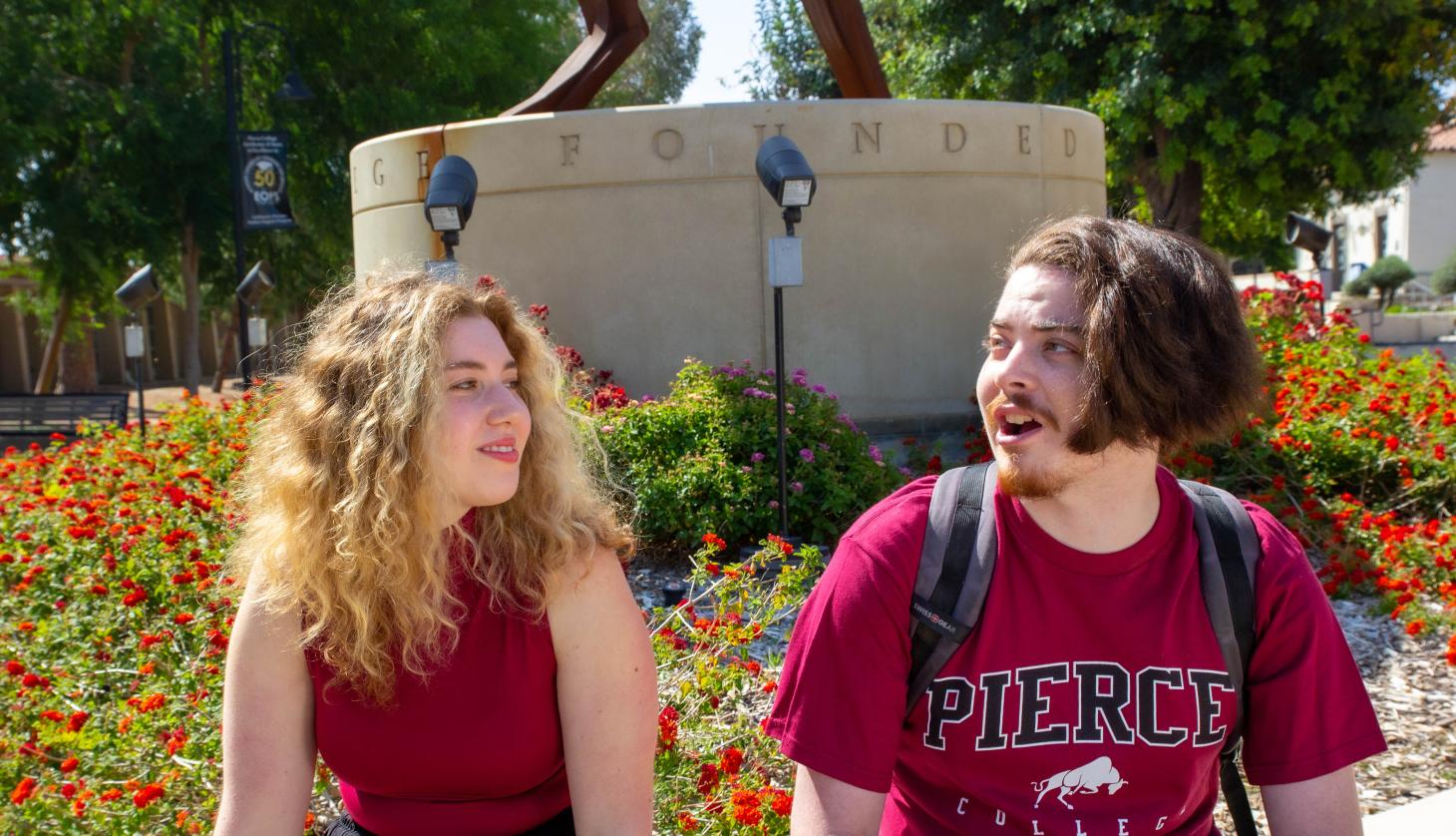 Two Students Talking